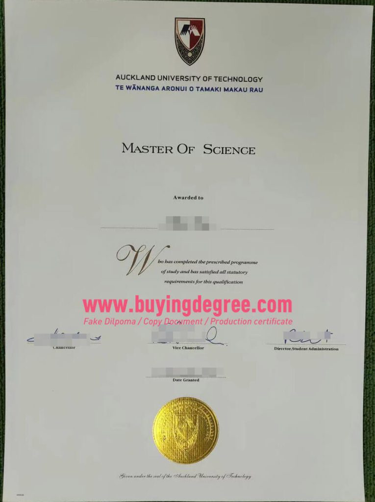 Fake AUT degree certificate online