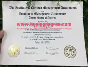 Fake ICMA certificate