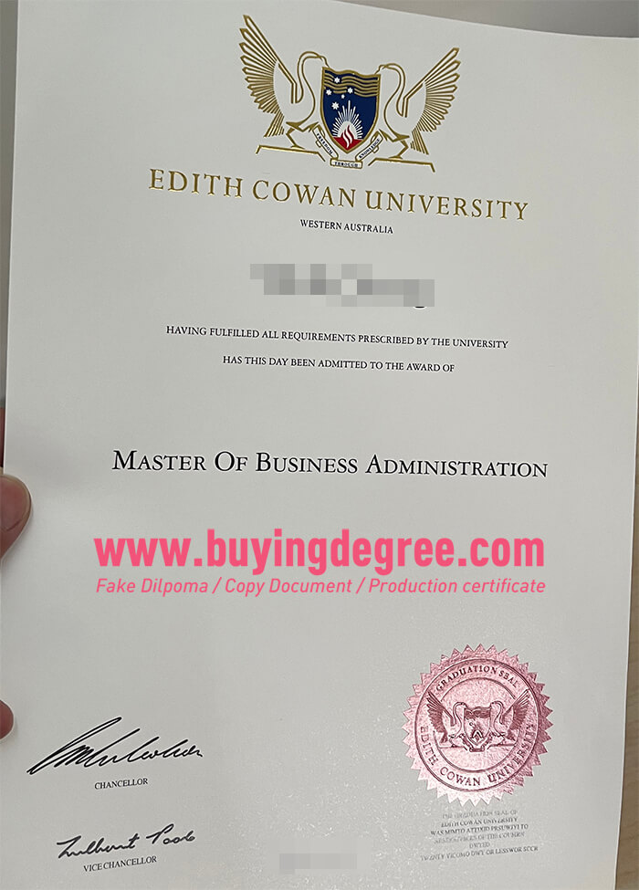 Edith Cowan University degree