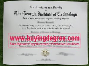 buy a Georgia Institute of Technology degree certificate
