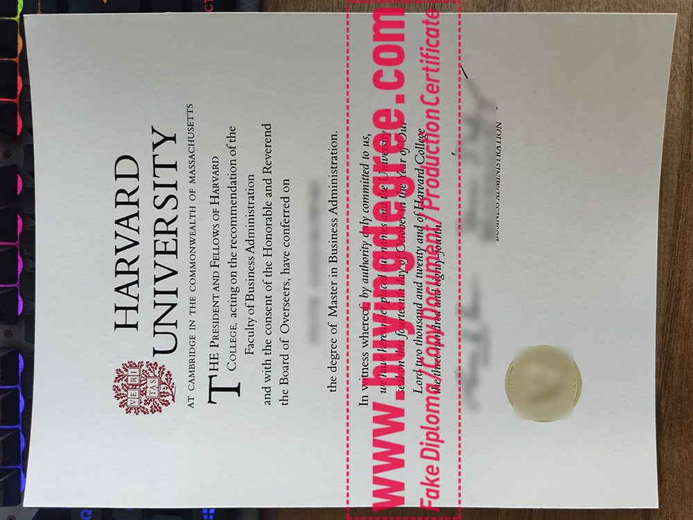 buy a Harvard university degree