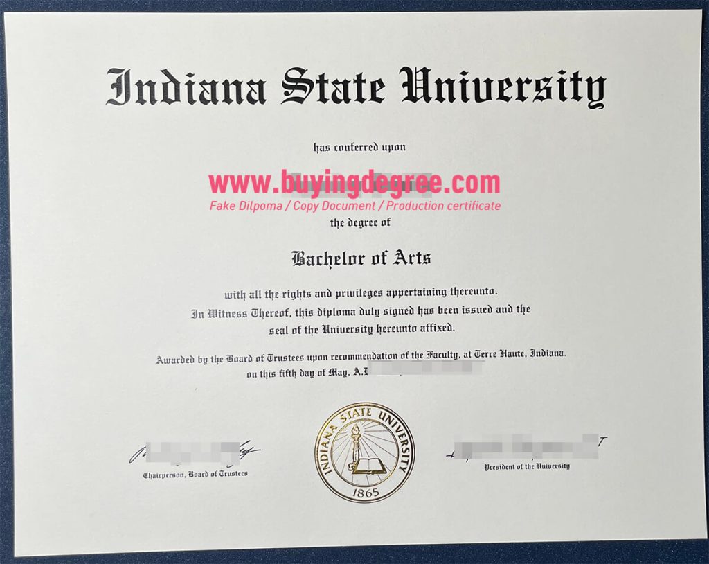 Indiana State University bachelor's degree 