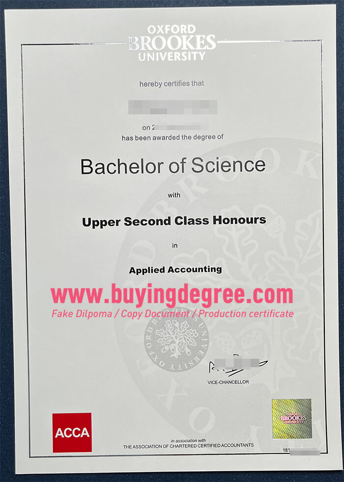 fake Oxford Brookes University degree