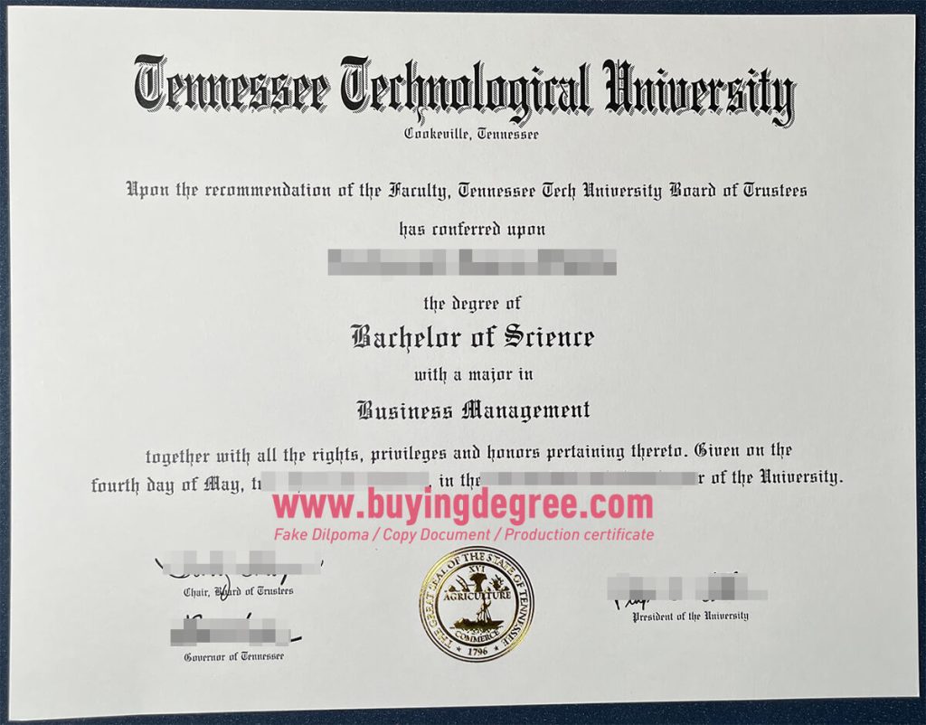 Tennessee Technological University degree