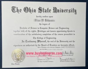 fake OSU diploma whit transcript