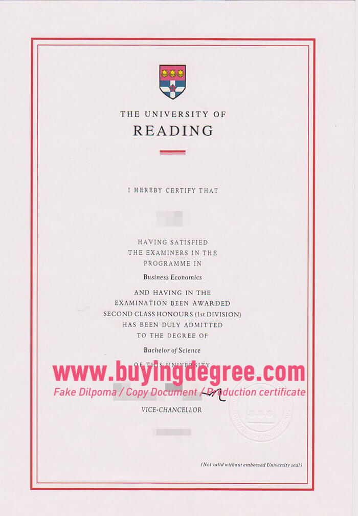 University of Reading master's degree