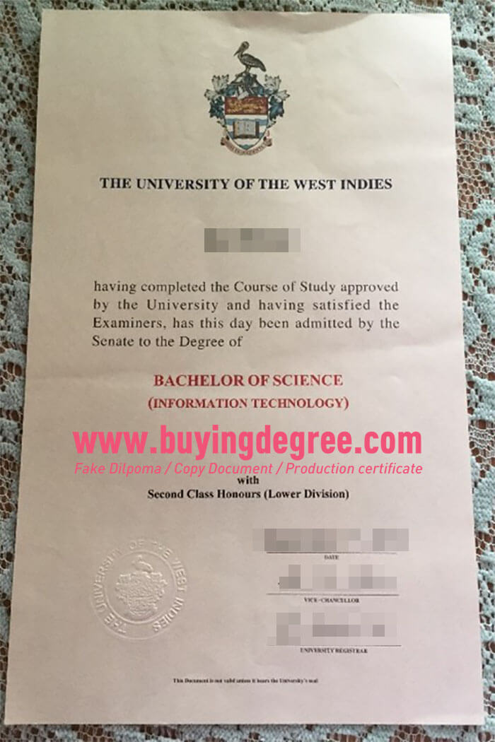 University of the West Indies degree