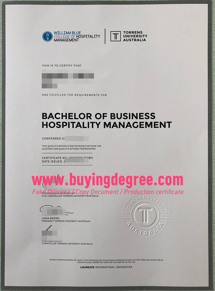 Torrens University Australia degree