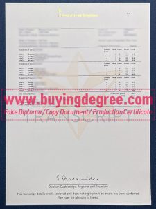 buy fake University of Brighton transcript in UK