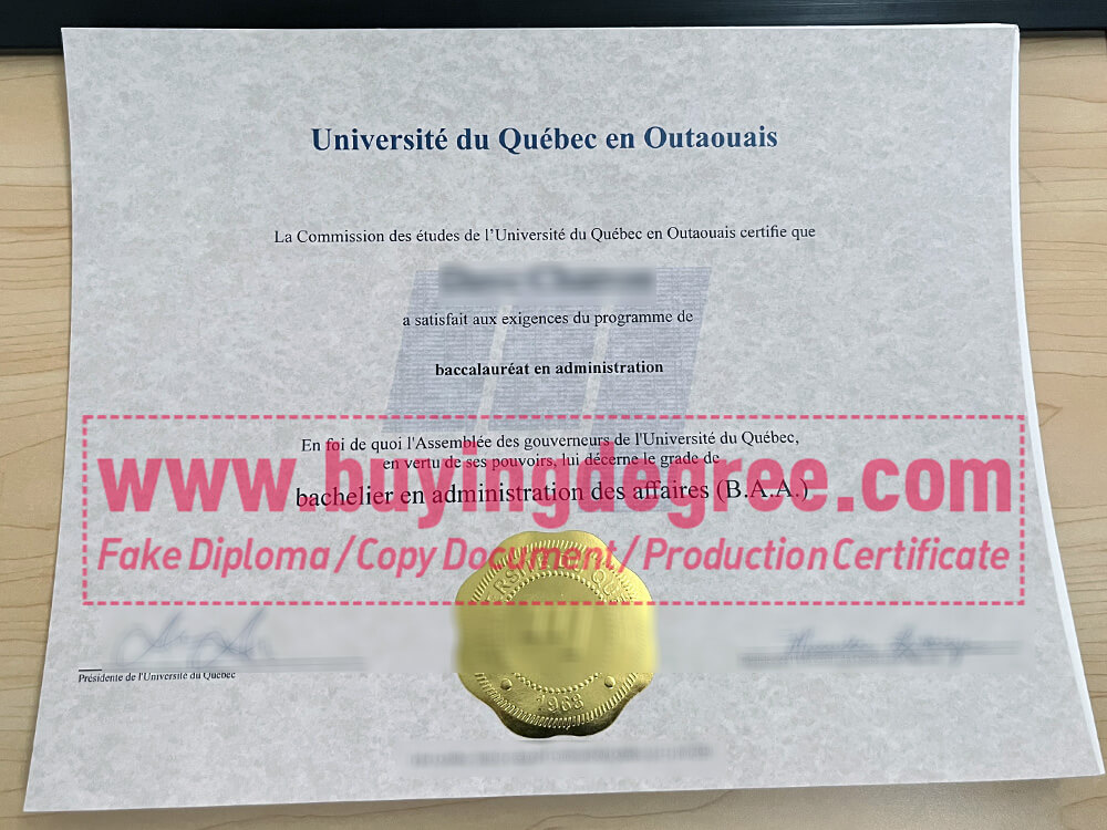 buy a fake University of Quebec degree