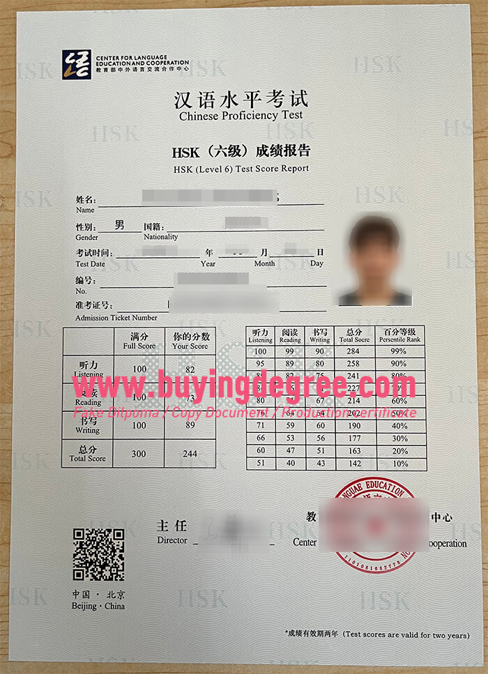 Did you get a fake HSK certificate online