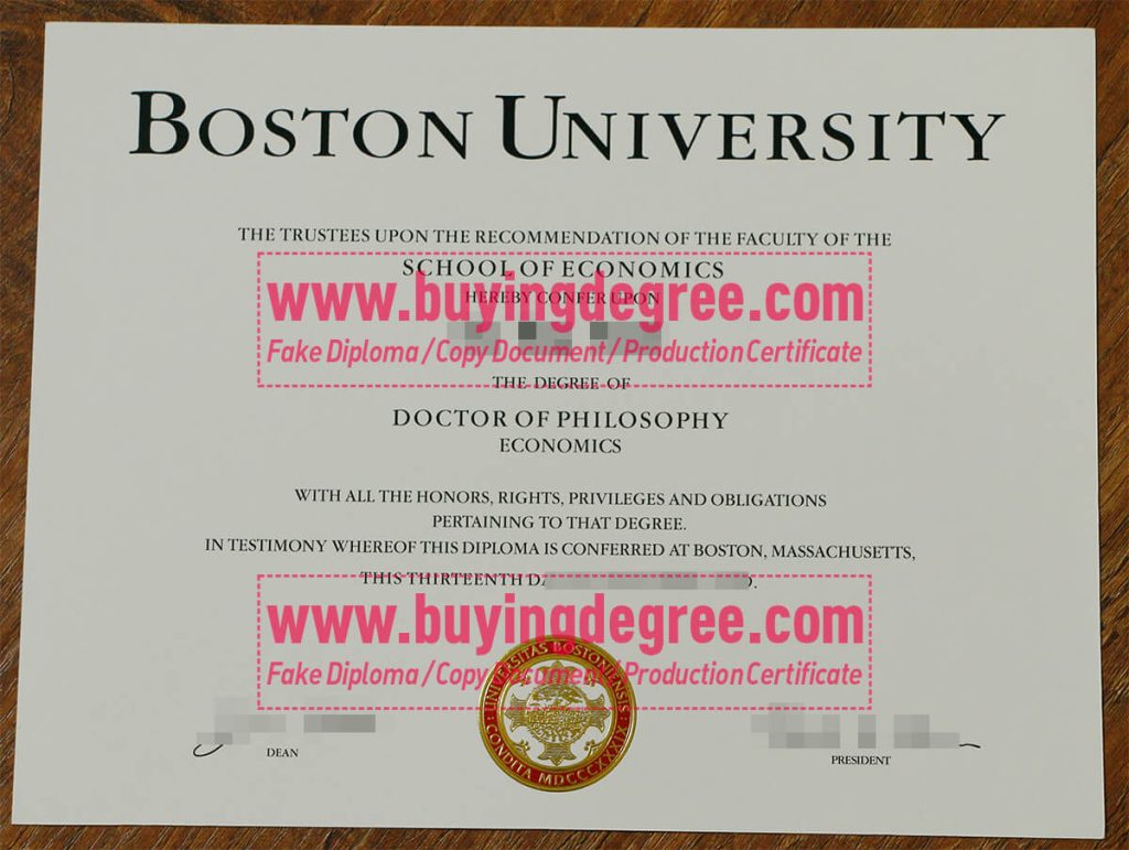 Boston University Degree