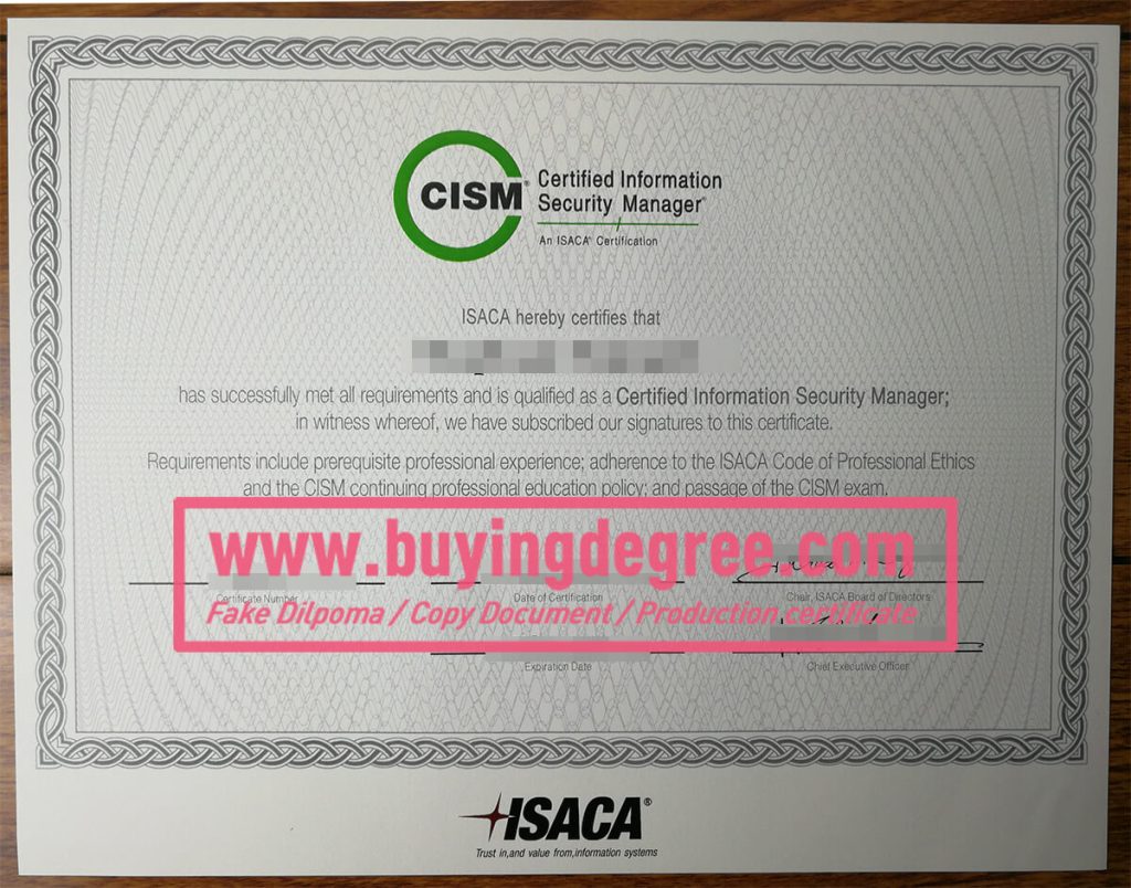 Steps to buy a CISM certificate in 2023
