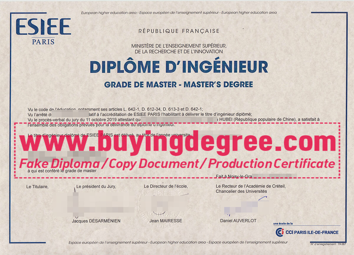 ESIEE PARIS Diploma