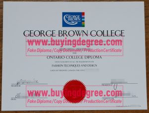 George Brown College diploma