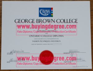 George Brown College diploma