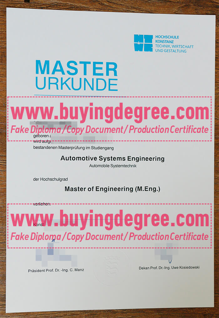 HTWG Konstanz Degree