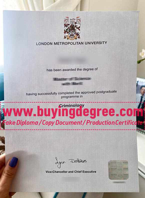 How to order a London Metropolitan University fake degree