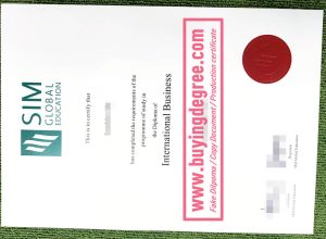 SIM certificate, SIM GLOBAL EDUCATION diploma