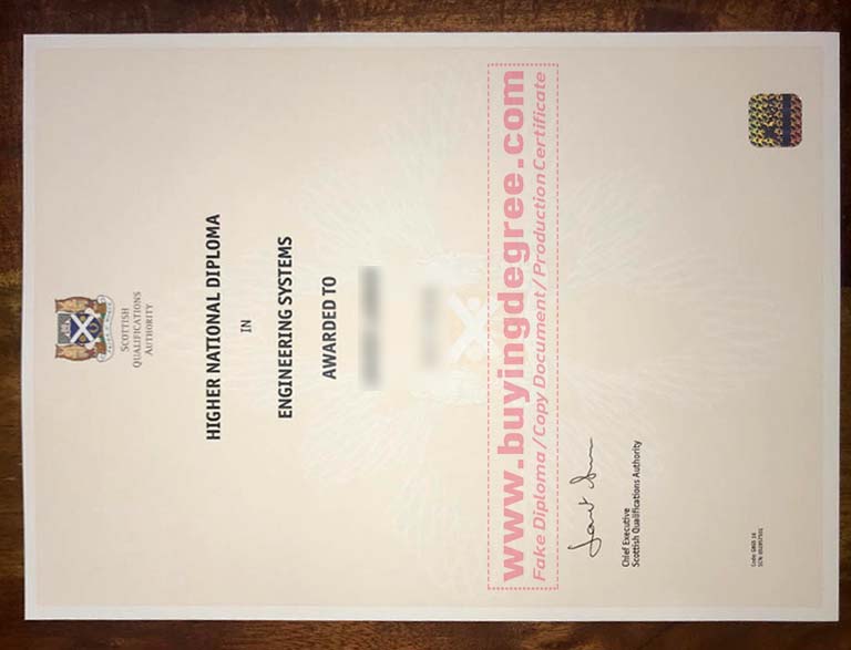 Scottish Qualifications Authority(SQA) diploma