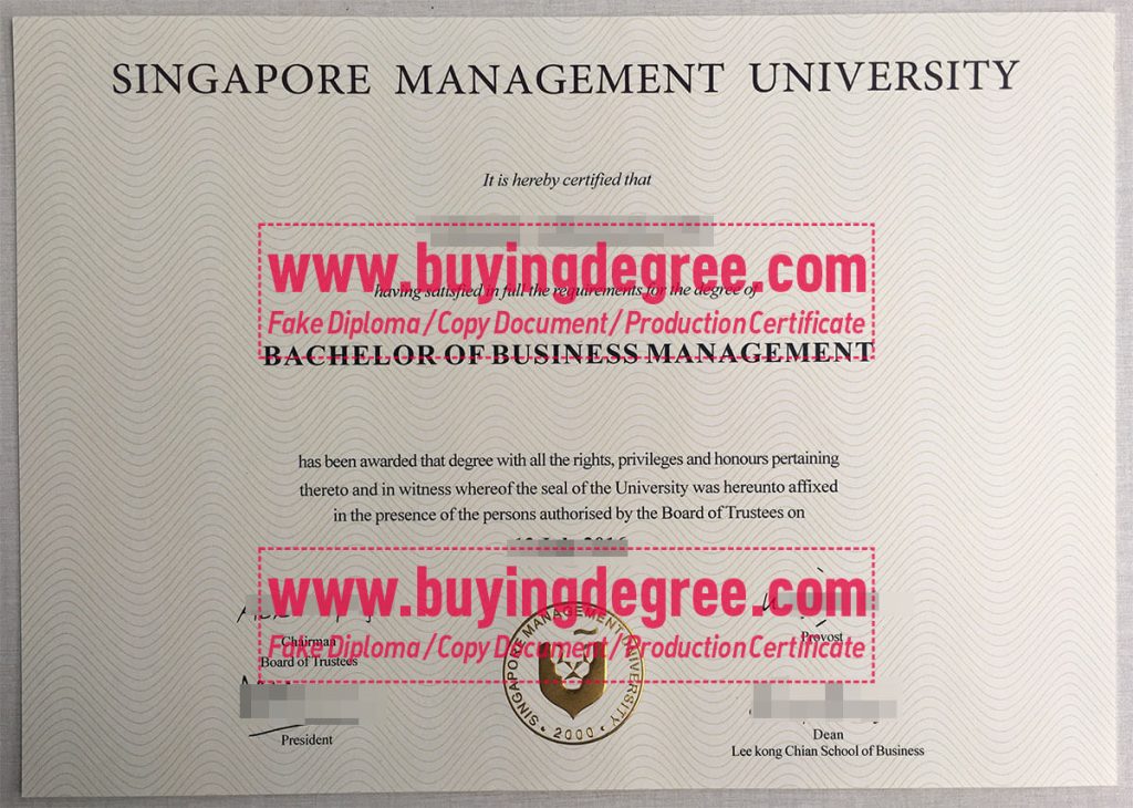 Singapore Management University degree