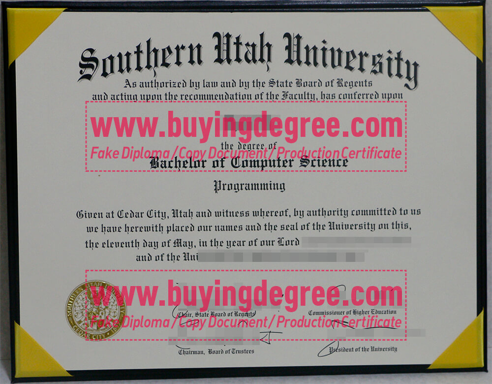 Southern Utah University degree