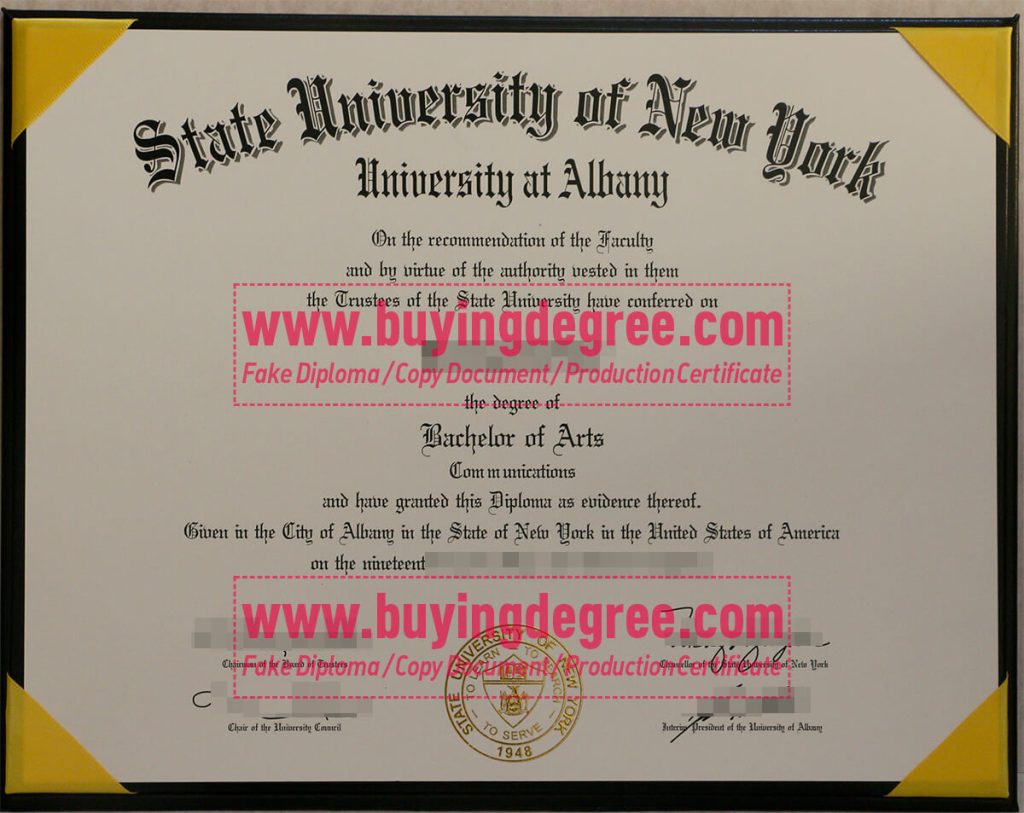 State University of New York degree