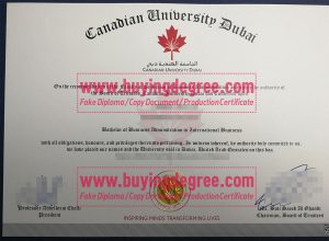 Canadian University Dubai degree