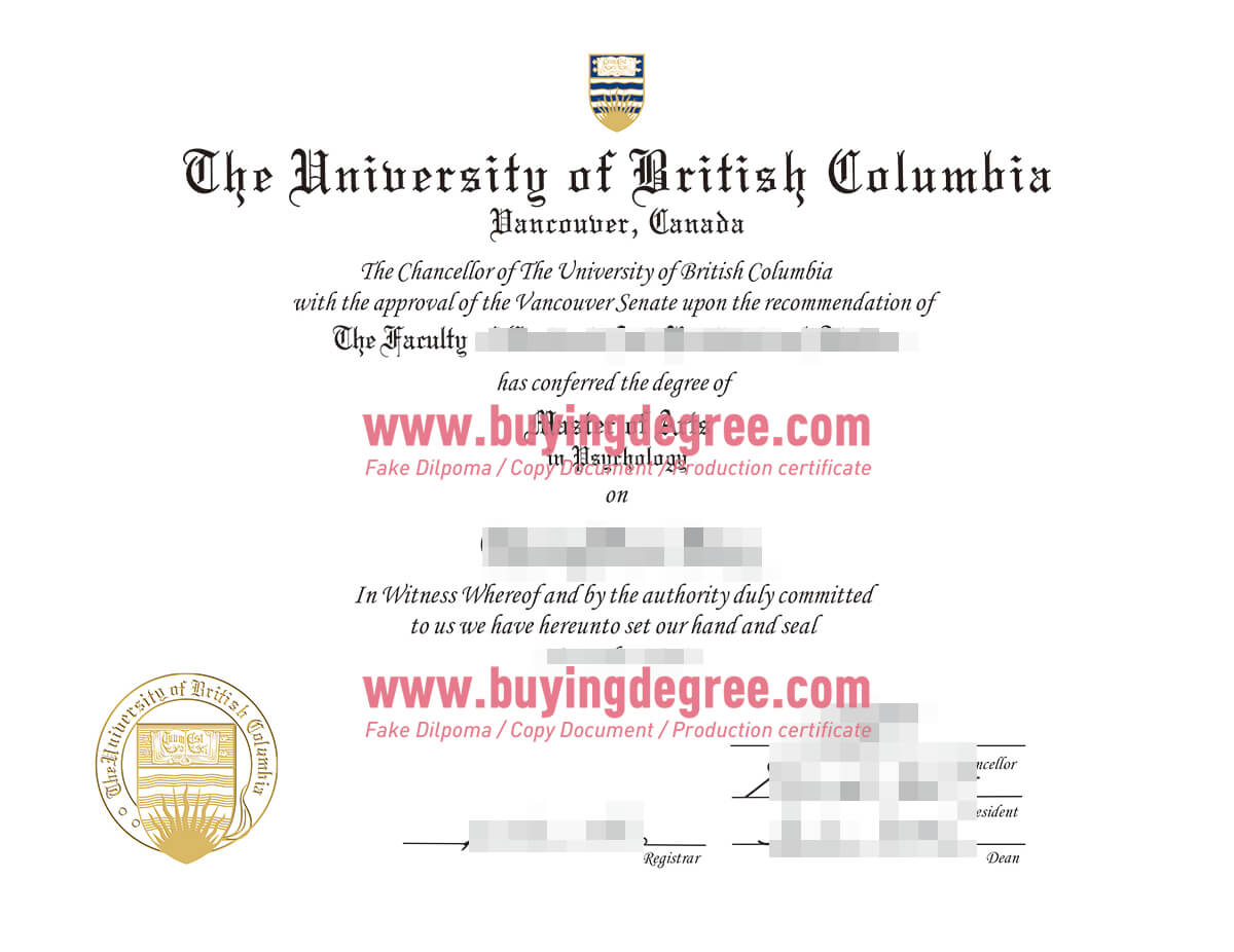 Buy A Fake UBC degree verification UBC degree verification