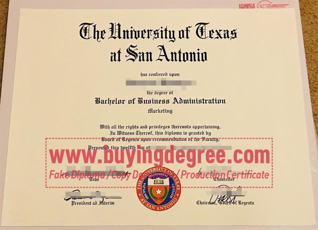 UTSA bachelor's degree