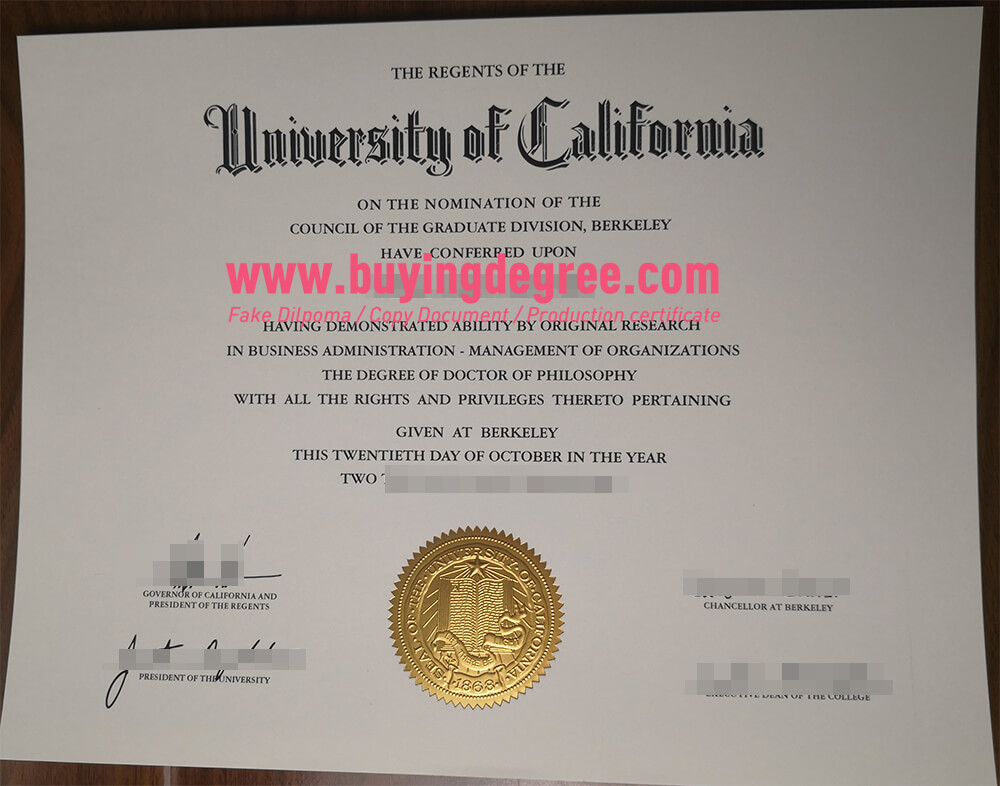 University of California degree