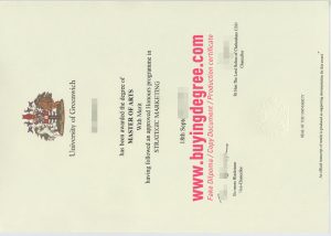 University of Greenwich degree and transcript