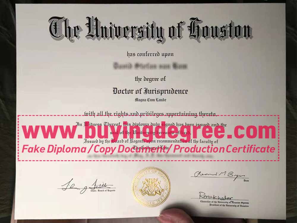 How to apply for a fake University of Houston certificate in USA