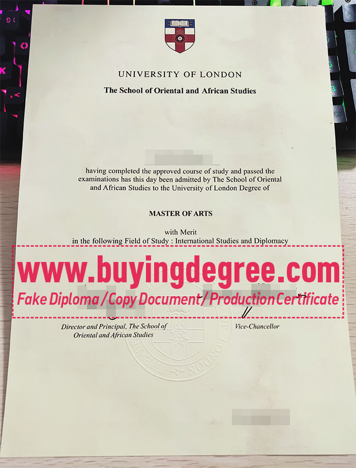 University of London diploma? 