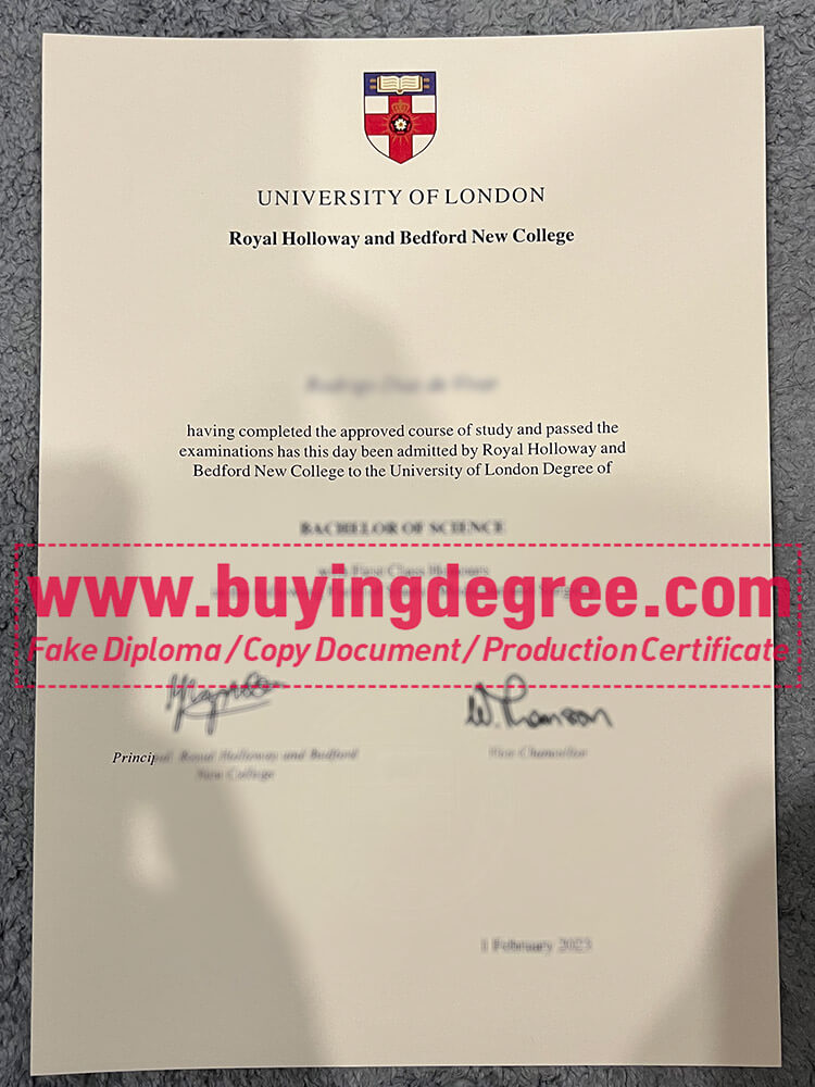 How to create a fake University of London diploma?