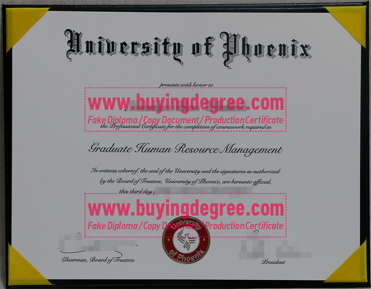 University of Phoenix degree