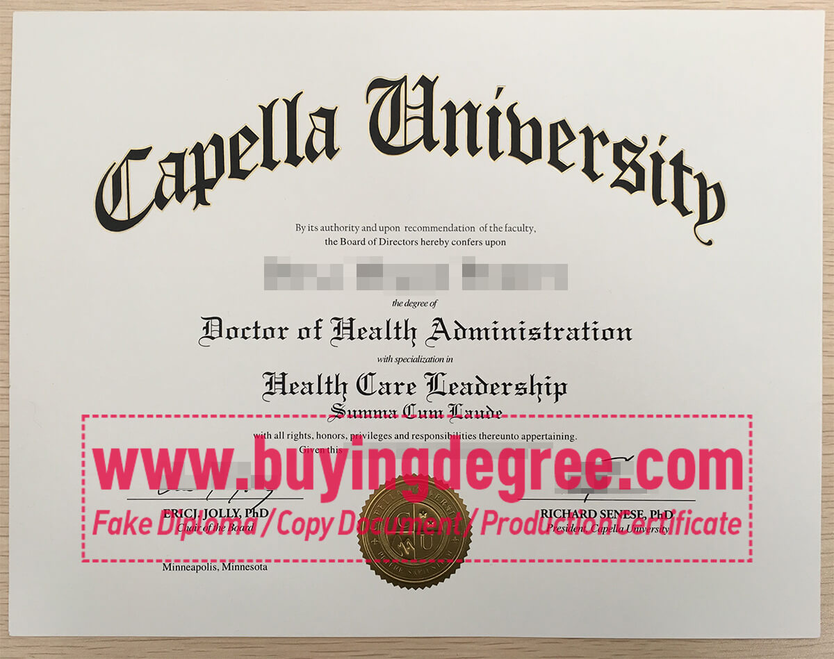 Multiple ways to earn a fake Capella University degree