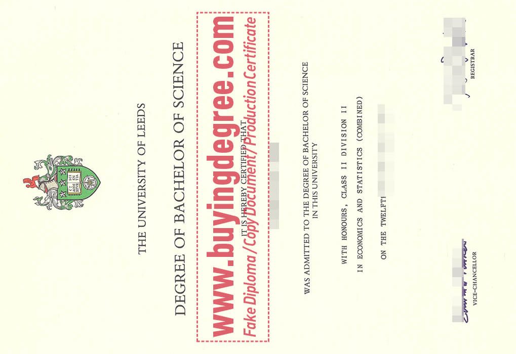 University of Leeds degree