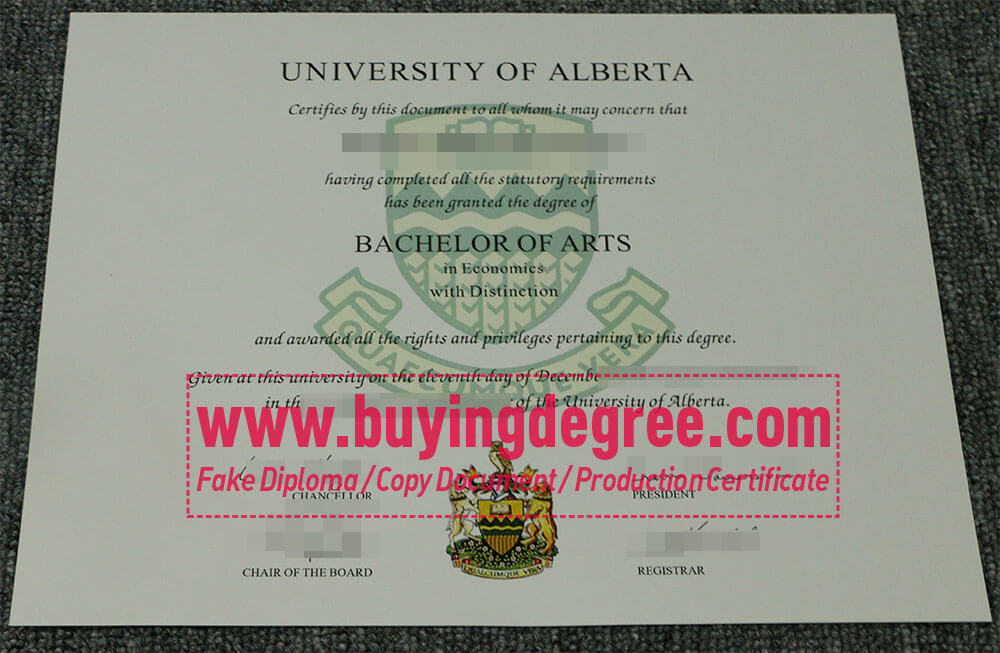 Lesser Known Ways to get a fake University of Alberta degree