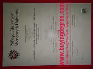 fake Aberystwyth University degree