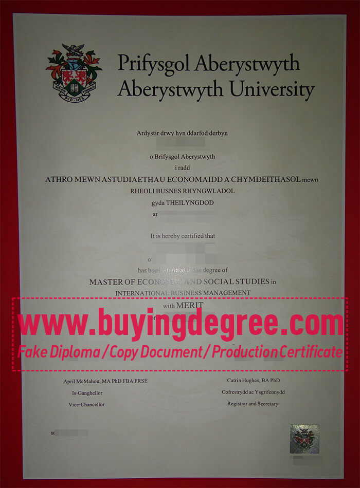 Aberystwyth University degree