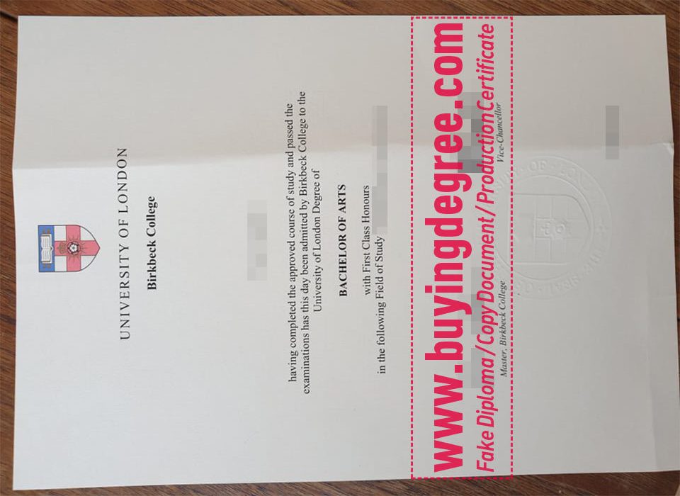 Birkbeck College diploma