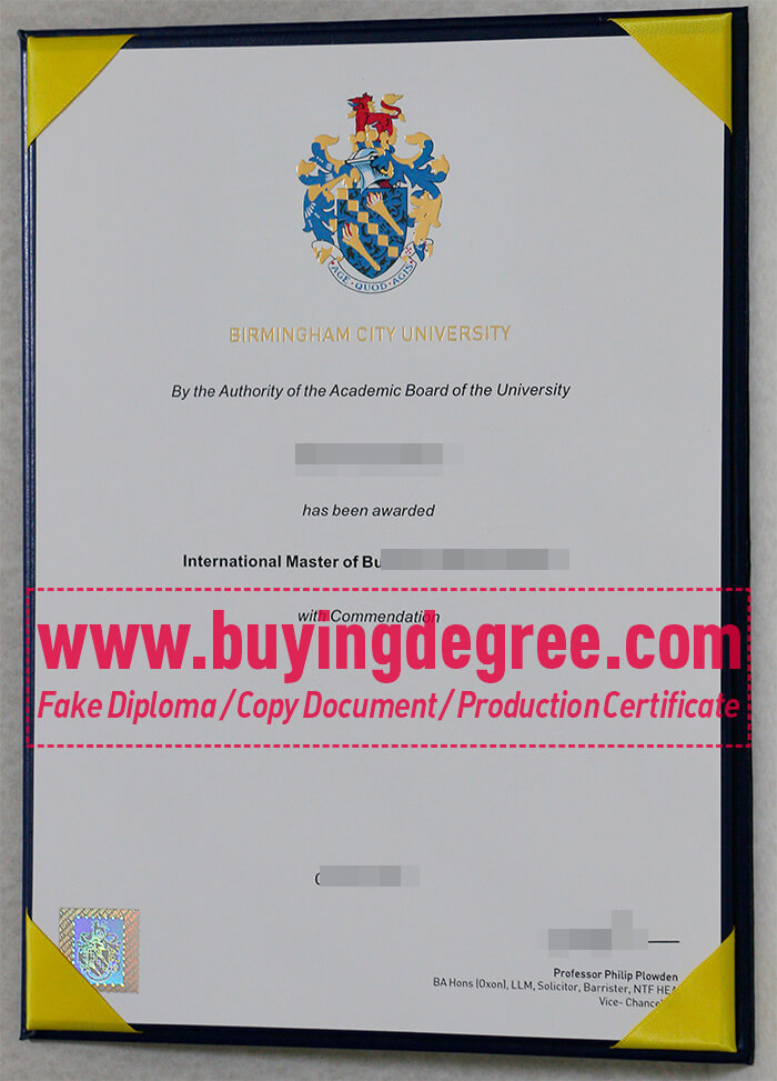 Birmingham City University degree