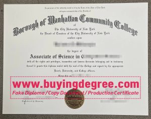 Borough of Manhattan Community College degree