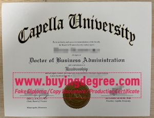 Capella University diploma