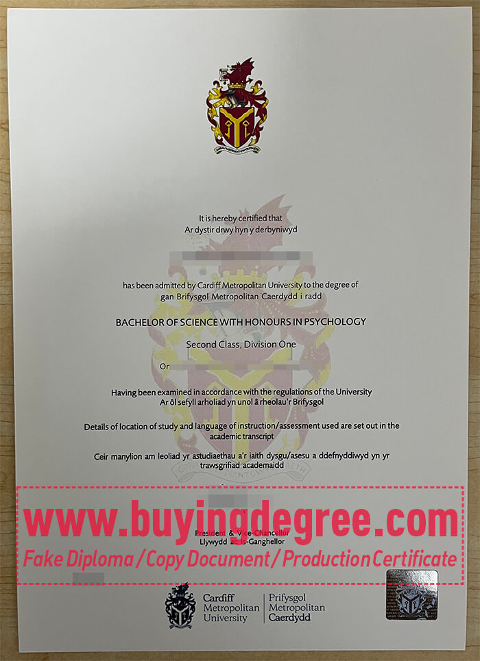 Cardiff Metropolitan University Degree