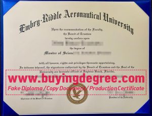 Embry-Riddle Aeronautical University degree, ERAU diploma