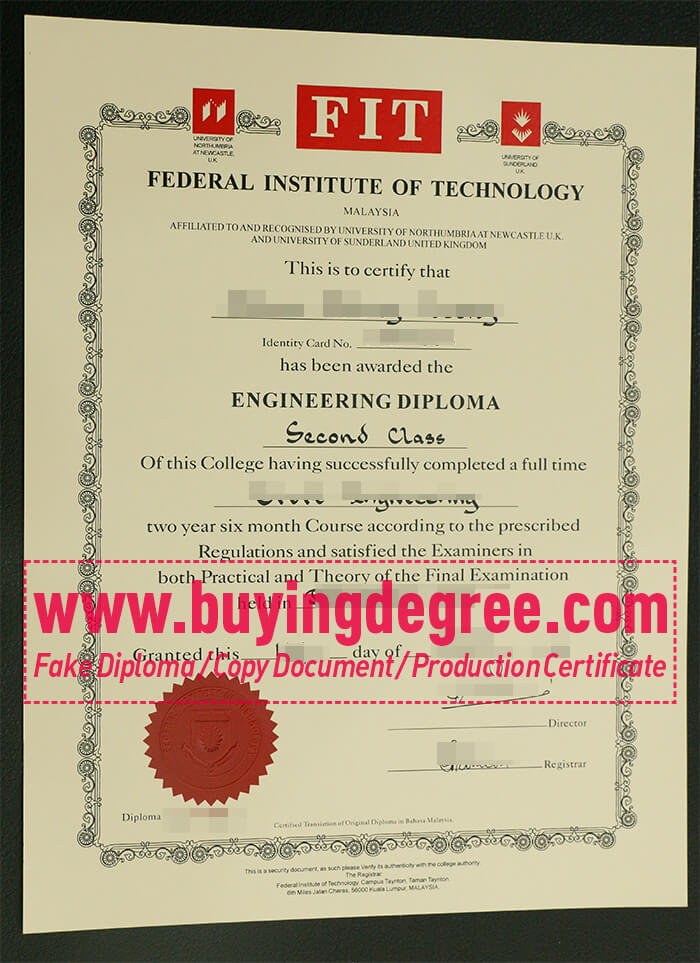 Federal Institute of Technology Malaysia degree
