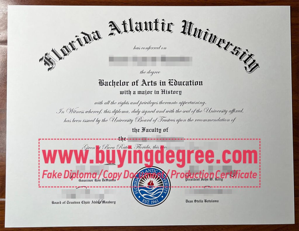 FAU diplomas