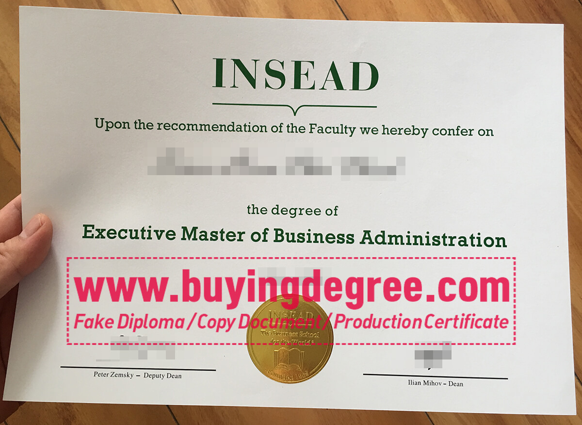 INSEAD degree